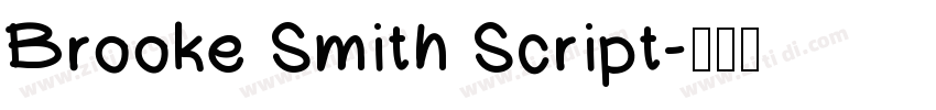 Brooke Smith Script字体转换